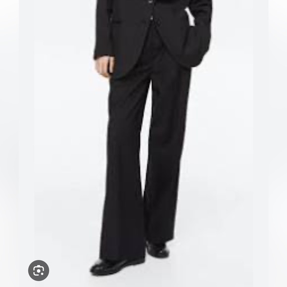 H&M Wide Leg Trouser Pants - Picture 1 of 8